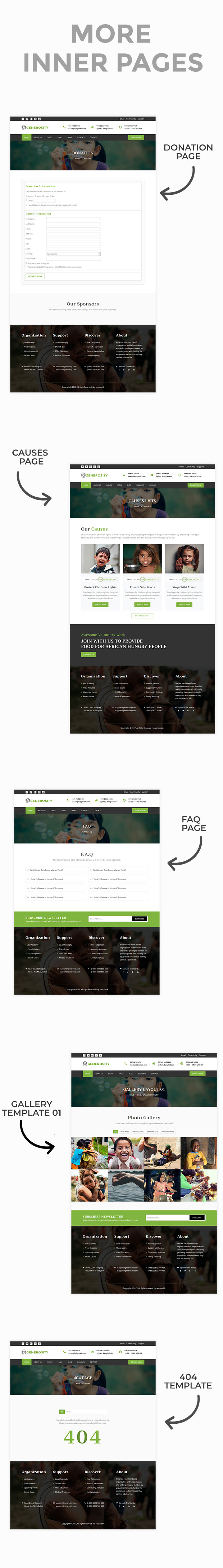 Generosity - Charity HTML5 Template