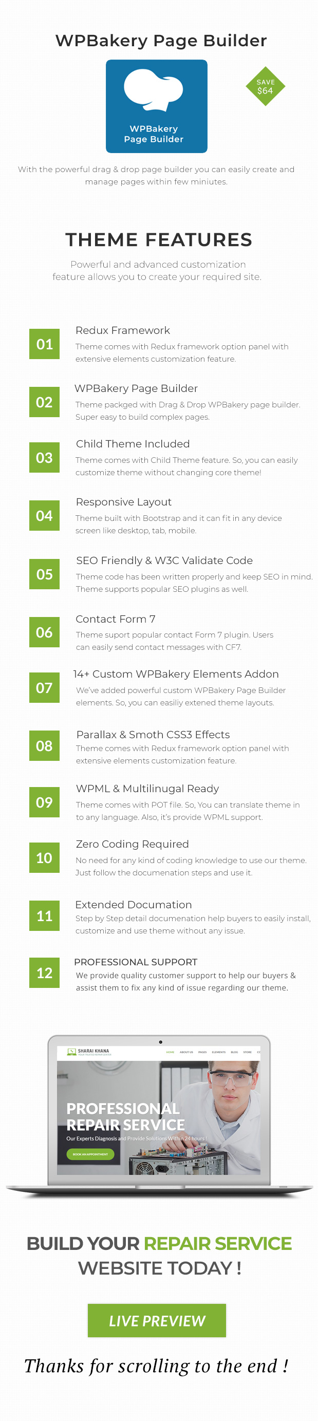 Sharai Khana - Computer Repair & Multi-Concept Professional Services WordPress Theme - 17