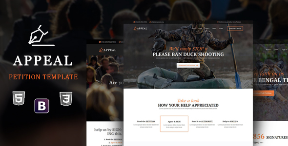 Appeal HTML5 Template image