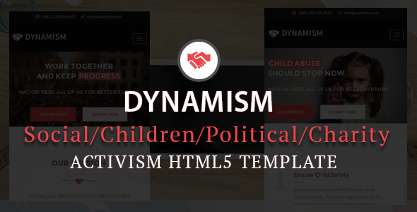 Dynamism HTML5 Template image