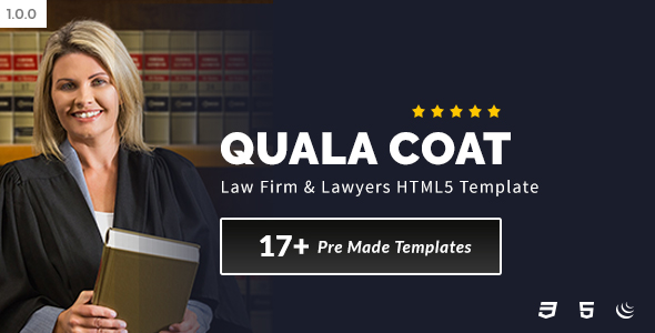 Quala Coat HTML5 Template image