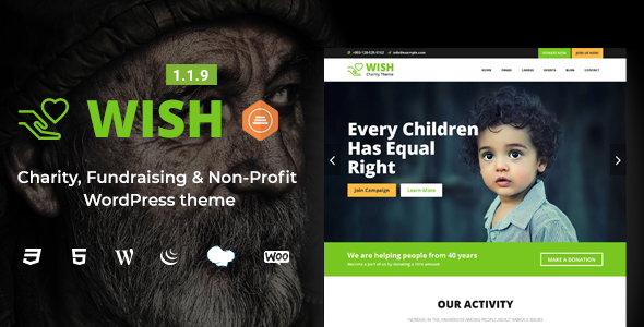 Wish HTML5 Template image