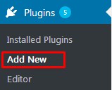 add a new WordPress plugin