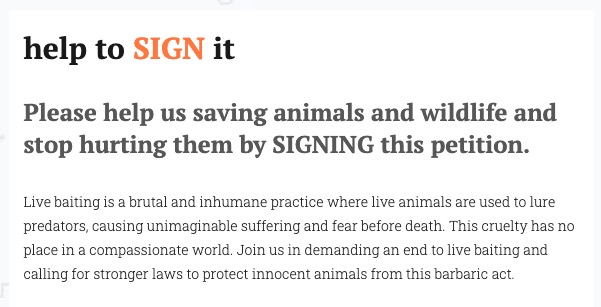 Petition about